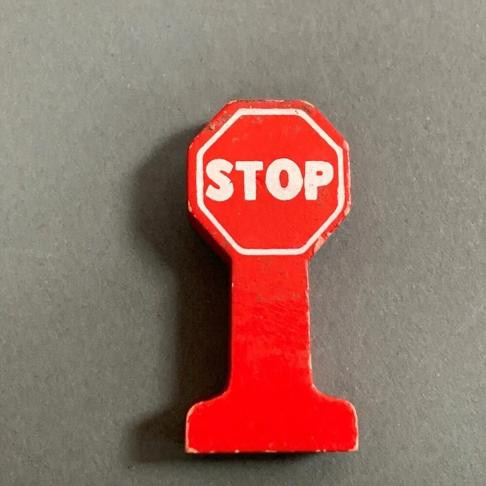 Fisher Price Railroad Track RR Stop‎ Light Signs Geo Trax 2003 2004 Trees